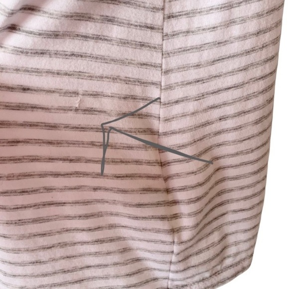 Eddie Bauer Striped V-Neck Wrap Top - Picture 7 of 8